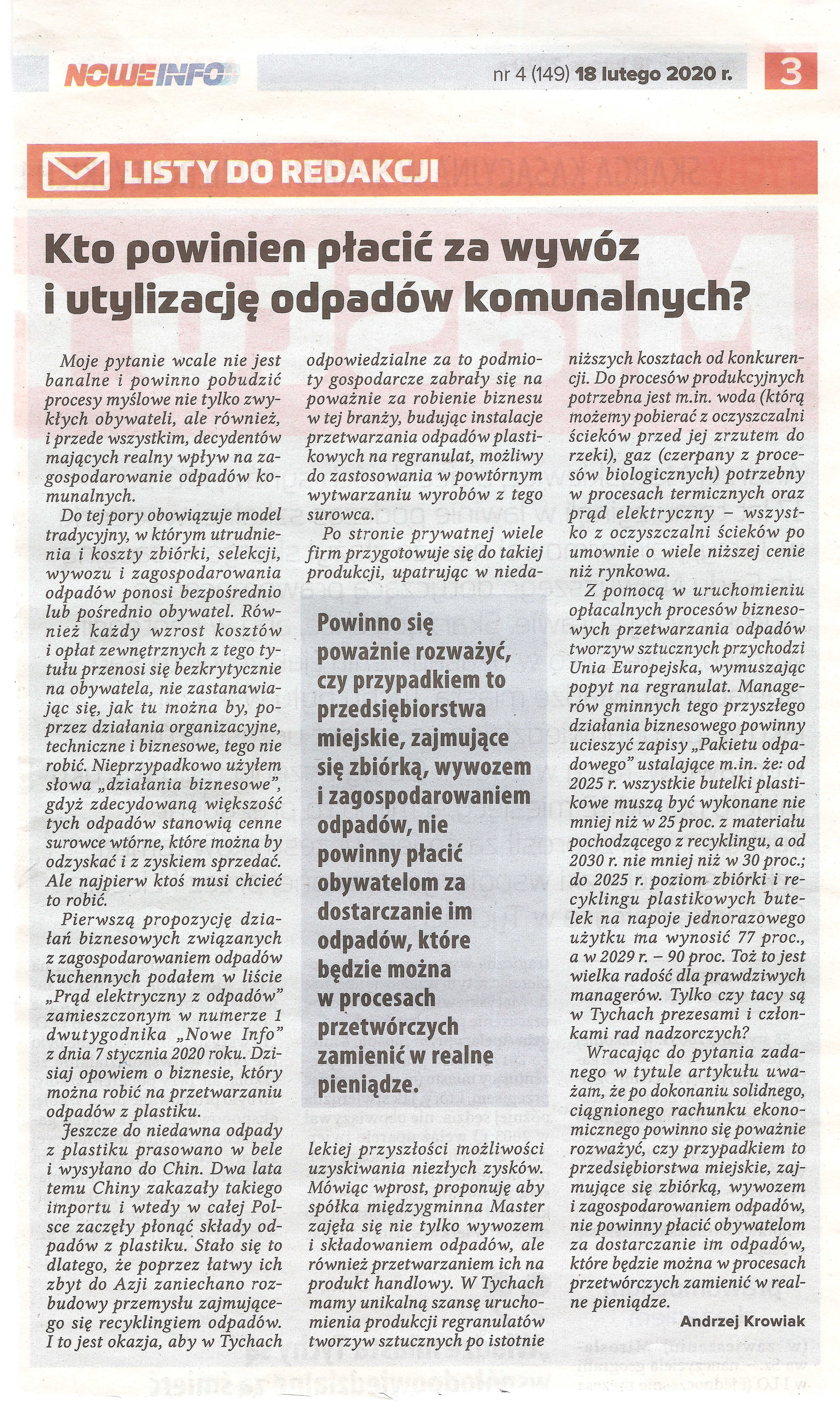 NOWE INFO 18-02-2020
